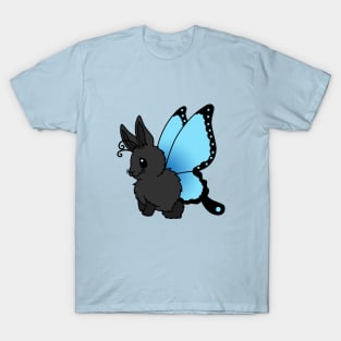 Blue Bunny Butterfly T-Shirt